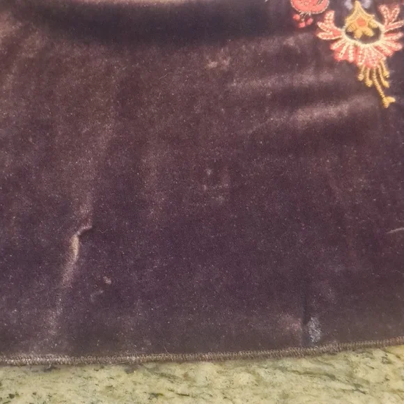 Johnny Was Iona Velvet Drape Top Size Large - Picture 9 of 11